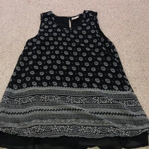 Black and White Tank